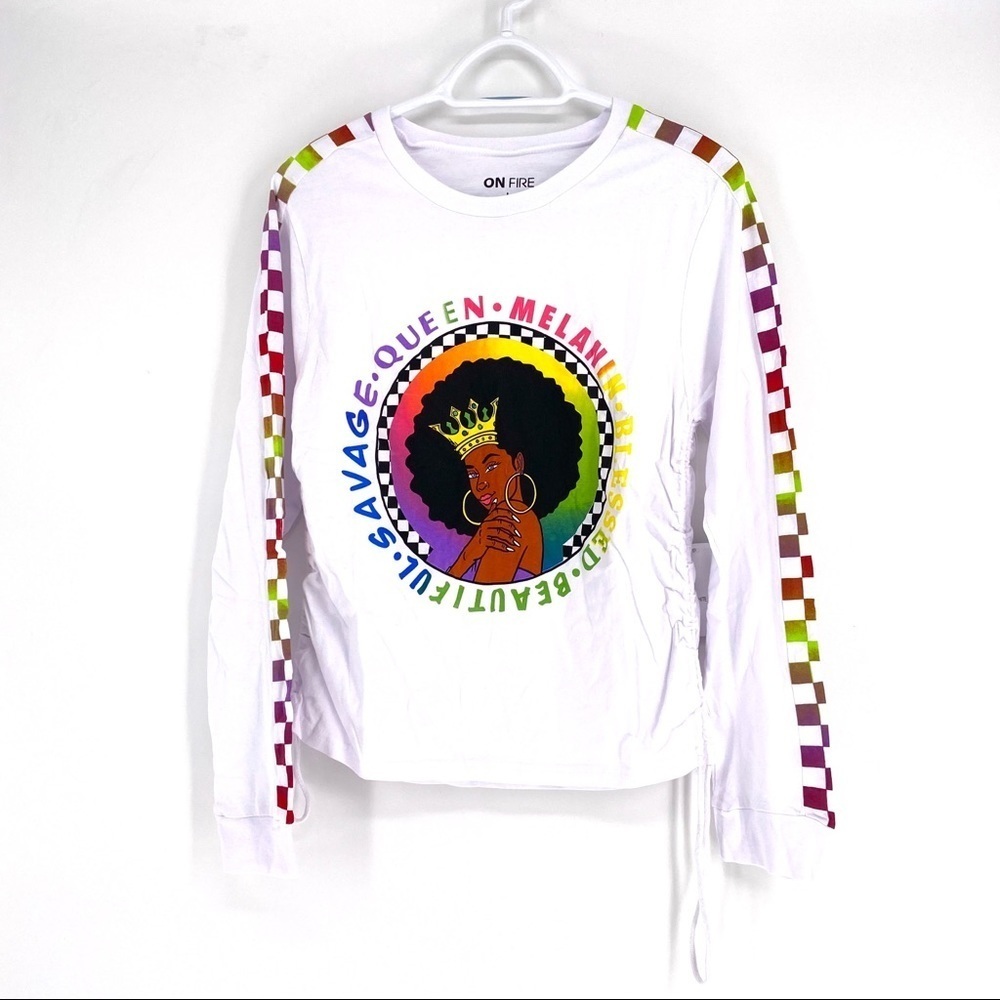 On Fire "Graphic" Queen Long sleeve Tshirt